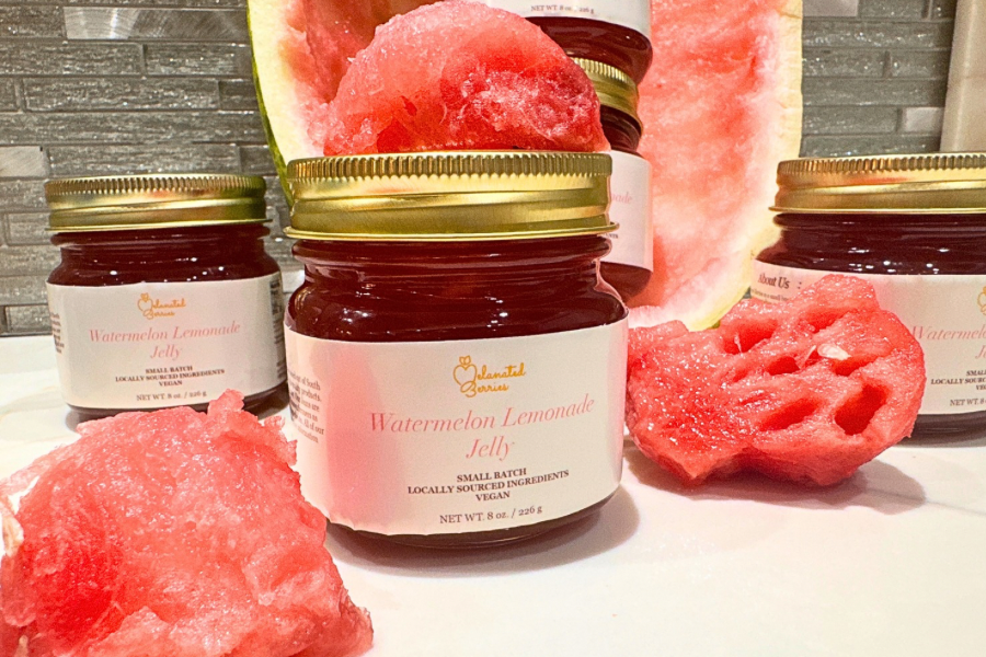 Watermelon Lemonade Jelly